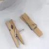 Pinos de Madeira para Quadro de Cortiça Amazon Transfronteiriços com Pregos Coloridos, Clipes de Unha Dourados de Imitação, Ganchos para Quadro de Cortiça, Clipes para Fotos