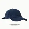 Boné de Baseball Liso de Veludo para Casal Masculino e Feminino Estudantes Casuais Chapéu Macio Estilo Japonês Cabeça Grande Gorro Quente