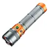Linterna LED de Alta Potencia 120W Foco Recargable Tipo C USB Aleación de Aluminio Antorcha Largo Alcance 500m Linterna Táctica Super Brillante para Búsqueda al Aire Libre Camping Uso de Emergencia