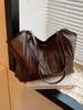 Bolso de Mujer de Gran Capacidad para Otoño e Invierno 2024 Nueva Llegada a la Moda Combinable Estilo Coreano Retro Bolso Tote Bolso de Hombro Cruzado para Mujer