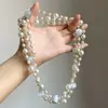 Collar Redondo de Perlas Ojo de Gato con Cuentas Lujo Accesible Retro Cadena Sencilla para Clavícula Nicho Elegante Joyería de Alta Gama para Mujeres