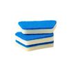 Cepillo de esponja para baño, creativo cepillo trapezoidal para baño, cepillo para pared, azulejos, suelo, mango largo, cepillo para limpiar puertas de vidrio