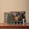 Conjunto de Chá Incensado Kit Presente, Um Bule e Três Xícaras, Suporte para Incenso, Presente para Eventos Corporativos para Clientes, Lembrança Comemorativa, Personalizável