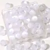 Cuentas redondas de resina con purpurina imitación ojo de gato de 10 mm para pulseras, collares y accesorios de joyería hechos a mano DIY