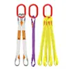 Cuerda de Elevación Combinada de Eslinga Flexible 2 Patas 3 Horquillas Correa de Elevación Carretilla Elevadora Descuento Correa Suave 3/5 Toneladas 10 Toneladas Eslinga Sin Gancho Cuerda