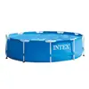 INTEX28205 Piscina redonda de estructura tubular de 8 pies para uso doméstico, niños, adultos, engrosada, parque acuático familiar, piscina de chapoteo