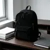 Bolsa de Libro Casual Simple para Mujeres Corduroy Japonés Color Sólido Estilo Perezoso Mochila de Viaje Mochila para Estudiantes de Secundaria Estudiantes Universitarios