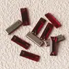 Rhinestones de Vidrio Rectangulares de Cristal K9 de Alta Calidad Cosidos a Mano con Base Plana y Doble Agujero para Vestidos de Bricolaje, Vestidos de Novia y Accesorios de Ropa
