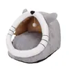 Nuevo Nido para Gatos de Cuatro Estaciones, Nido para Gatos Gigi, Casa para Gatos, Casa para Perros, Villa para Gatos de Verano, Semicerrado Color Rosa