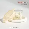 Contenedor de Comida para Bebé, Bol de Vidrio Portátil y Sellado para Bebés al Salir, Adecuado para Cocer al Vapor Natillas de Huevo