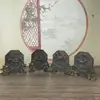 Ornamento de Cobre Estilo Antigo com Quatro Feras e Oito Trigramas: Dragão Verde, Tigre Branco, Pássaro Vermelho, Dragão Negro Artesanato Decorativo para Decoração de Casa e Escritório