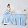 Colcha de Seda Fresca de Verano Transfronteriza Clase A Individual y Doble Lavable a Máquina Colcha para Aire Acondicionado Regalo Colcha Delgada Fabricante Venta al por Mayor