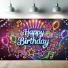 Amazon Novo Cenário de Aniversário happybirthday Decoração de Cena de Festa Tecido de Fundo para Fotos Banner