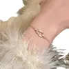 Pulseira de zircônia com fivela de ferradura feminina moda ins alta qualidade para o dia a dia joia de nicho luxo leve temperamento atacado