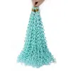 Peluca Waterdeep Degradado 100g 14 Pulgadas Cabello Rizado Ola de Agua Fibra Sintética Crochet para Cabello Artesanía Tejida a Mano Cabello Rizado