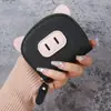Novo Cyber Celebrous Organ Card Holder Women's Lightweight Student Pig Zipper Multi-Card Holder Soft Leather Card Holder Coin Purse