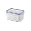 Caja de conservación sellada para alimentos de cocina, escurridor de frutas y verduras, caja de almacenamiento de plástico con tapa, refrigerador, congelador, caja de almacenamiento fresco