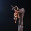 Llavero de Madera de Azufaifo Torre Wen Chang con Significado Auspicioso Folclórico, Simbolizando Progreso Constante, Exquisito Accesorio Cultural de Nuevo Estilo Chino