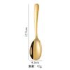 Cuchara de acero inoxidable 304, cuchara doméstica, cuchara para comer para niños, cuchara plana espesa para sopa para adultos, cuchara para profundizar