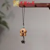 Serie de Cadenas para Teléfono Móvil de Grano de Café de Madera de Durazno Juguete Cultural Oso y Cachorro Accesorios Colgante