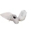 Bolsa de Armazenamento à Prova de Poeira para Sapatos de Viagem, Bolsa Branca de Tecido Não Tecido com Cordão, Grande Capacidade para Uso Doméstico, Bolsa Antiamarelamento para Sapatos Brancos