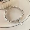 Pulseira de pérolas barrocas de contas de nova especificação para mulheres, luxo leve, nicho, requintada, estilo ins, pulseira de contas atacado