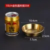 Estilo Coreano Acero Inoxidable 304 Plato para Dip Dorado Plato para Salsa Condimento para Barbacoa Comercial Plato Pequeño Plato Occidental para Kétchup