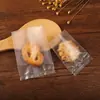 Máquina de bolsas translúcidas esmeriladas para galletas-bolsa termosellada bolsa de embalaje para galleta de copo de nieve pastel de luna huevo leche azufaifa bolsa autosellante horneado