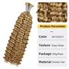Extensiones de Cabello Europeas y Americanas con Cabello Humano Largo y Rizado, Adecuadas para Permanentes y Teñido, Extensiones Completas de Cabello Humano Real en Varios Colores