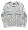 Estilo branco de longo prazo, estilo de rua americano, cleanfit minimalista, nova camiseta versátil com estampa de letras, transfronteiriço