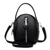 Bolsas Bolsas Femininas Novas 2025 Bolsa Transversal de Ombro Estilo Coreano Tendência Bolsa Redonda Pequena Casual com Múltiplos Compartimentos Bolsa de Mão Fashion