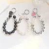 Colgante de Cadena con Cuentas de Corazón de Perla para DIY, Colgante para Teléfono, Decoración de Corazón Hecha a Mano con Cuentas, Colgante Accesorios