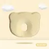 Almohada de Oso de Espuma Viscoelástica de Rebote Lento Almohada para Corregir la Forma de la Cabeza del Bebé Almohada Fija para Recién Nacidos Almohada de Dormir para Bebés en Verano