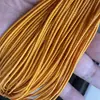 Fio para Etiqueta, Cordão Elástico Dourado e Prateado, Cordão de Borracha, Fio de Embalagem de 8 Fios, Fio de Natal Cortado no Comprimento, Em Estoque, Comprimento Ajustável