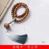 Cuentas de barril de sándalo verde DIY Lianyun de mano para colgar en el coche especificaciones 8 x 10 colgante accesorios para colgar en el coche Wenwan fábrica al por mayor