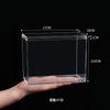 Caja de embalaje transparente de plástico PS de grado alimenticio rectangular con tapa, caja de almacenamiento de galletas para alimentos, caja de embalaje al por mayor