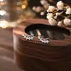 Pendientes de Plata de Ley S999 2025 Tendencia Caliente Estrellas en Línea Diamante Pendientes Sencillos Elegantes Estilo Ins para Perforación
