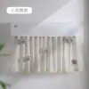 Recomendado no Xiaohongshu Defletor de Vento para Ar Condicionado para Evitar Jato Direto, Cortina Protetora contra Vento para Bebê, Cortina de Porta Bloqueadora de Vento, Capa à Prova de Poeira, Tecido de Gaze