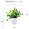Transfronteiriço mini plástico artificial pot combinação decoração de mesa rosa estrelado flor artificial artificial planta verde pequeno bonsai