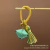 Colgante de Zongzi Tejido a Mano, Accesorios DIY para el Festival del Bote del Dragón, Cuerda de Colores, Cuerda de Mano, Pulsera de Hilo Rojo