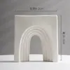 Ins Nordic cerâmica branca criativa simples vaso de flores secas decoração para casa sala de estar entrada arranjo de flores decoração