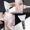 Brocha para Mascarilla Facial, Raspador de Mascarilla de Barro de Silicona, Paleta Cosmética Especial para Salón de Belleza con Cerdas Suaves, Pincel de Maquillaje, Herramienta de Belleza