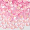 Taladro de uñas de diamante AB luminoso, cristal de vidrio, taladro plano, accesorios decorativos para carcasa de teléfono móvil DIY, oso violento de muñeca, taladro de palo