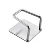 Gancho Adhesivo de Acero Inoxidable sin Taladro, Gancho Fuerte sin Rastro para Toallas de Baño, Gancho para Ropa, Gancho de Metal Resistente para Montar en Pared de Cocina