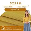 Tecido Canelado Tricotado 5*2 230g Tecido Canelado 5X2 de Poliéster para Camisetas Básicas, Saias e Regatas de Primavera e Verão