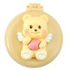 Peine de Cojín Lindo Oso de Dibujos Animados Peine de Cápsula de Aire Suave Corazón de Niña Linda Peine Portátil para el Cabello de Niña Mini Peine