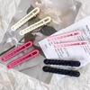 Pinza para el cabello de color dopamina, clip ondulado, pinza para el cabello rota, clip para flequillo sin costuras de una palabra, no daña el cabello, accesorios para el cabello, adorno para la cabeza, estudiantes