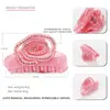Grapa para el pelo de rosa con pedrería acrílica accesorios para el pelo pinza grande de cabeza plana tocado simple horquilla más vendida venta al por mayor
