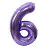 Nuevo globo morado digital de aluminio de 40 pulgadas para decoración de fiesta y vacaciones, globo grande de película de aluminio digital al por mayor