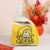 Bolsa Tejida Festival de Mediados de Otoño Bolsa de Regalo para Pastel de Luna Bolsa de Regalo Festivo Bolsa de Regalo para Empresa Se Puede Imprimir Logo Venta Directa de Fábrica